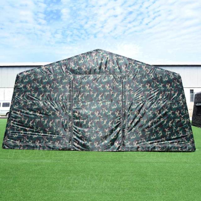 custom outdoor large camping medical inflatable army camouflage house tent