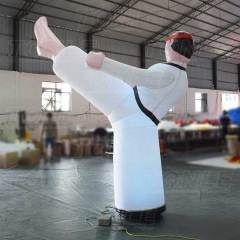 inflatable kicking guys