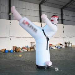 inflatable kicking guys