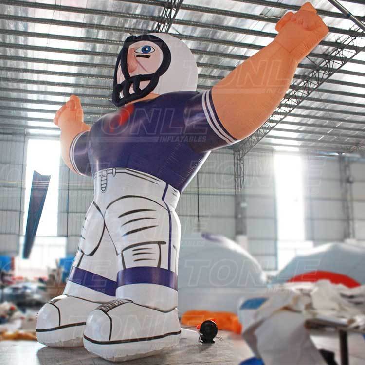 inflatable rugby player