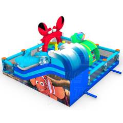 inflatable underwater world marineland playground bounce house castle jumper