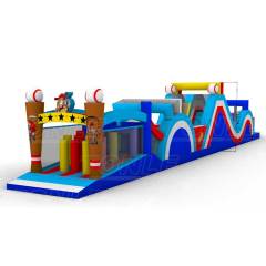 inflatable obstacle course cheap crazy game run match