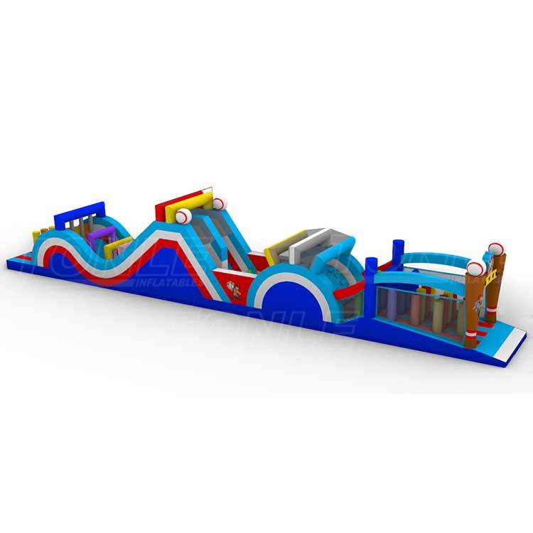 inflatable obstacle course cheap crazy game run match