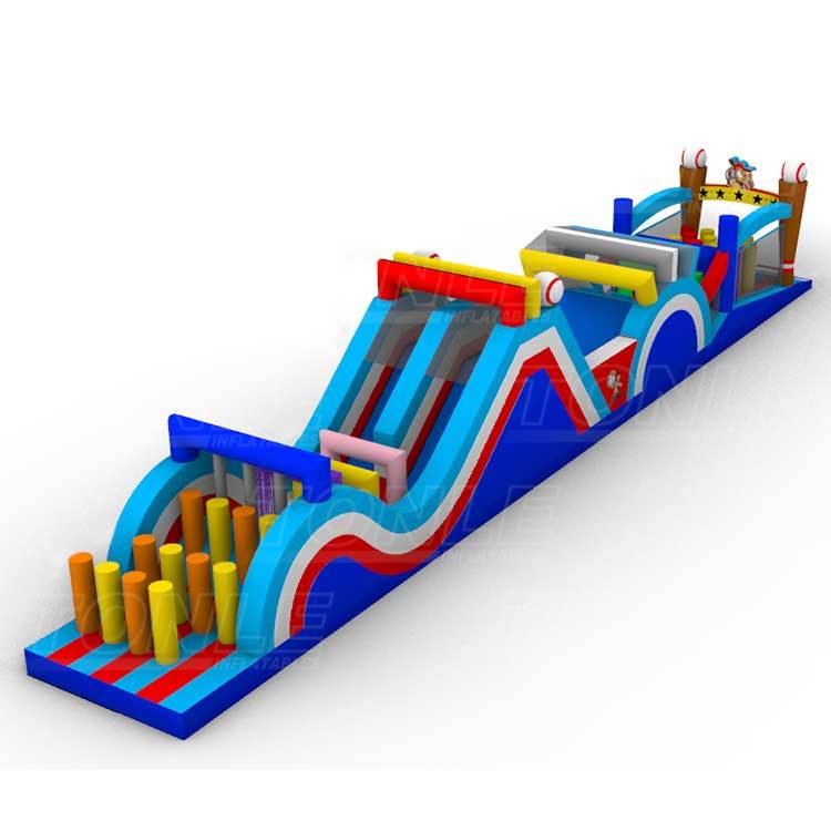 inflatable obstacle course cheap crazy game run match