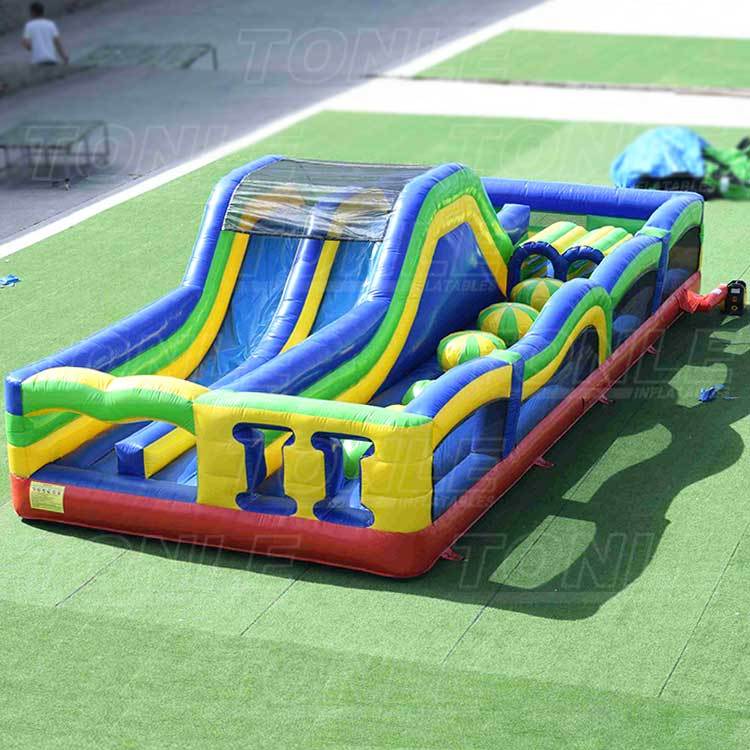 inflatable all in one obstacle course