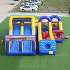 wholesale custom new design china inflatable match obstacle course