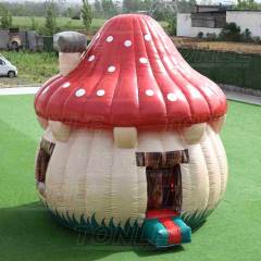 custom cheap inflatable mushroom house bounce house bouncy castle jumper combo