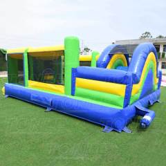 inflatable obstacle course combo bouncer jumper slide