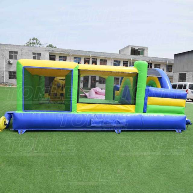 inflatable obstacle course combo bouncer jumper slide