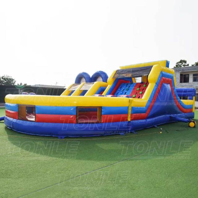 wholesale custom new design china inflatable match obstacle course