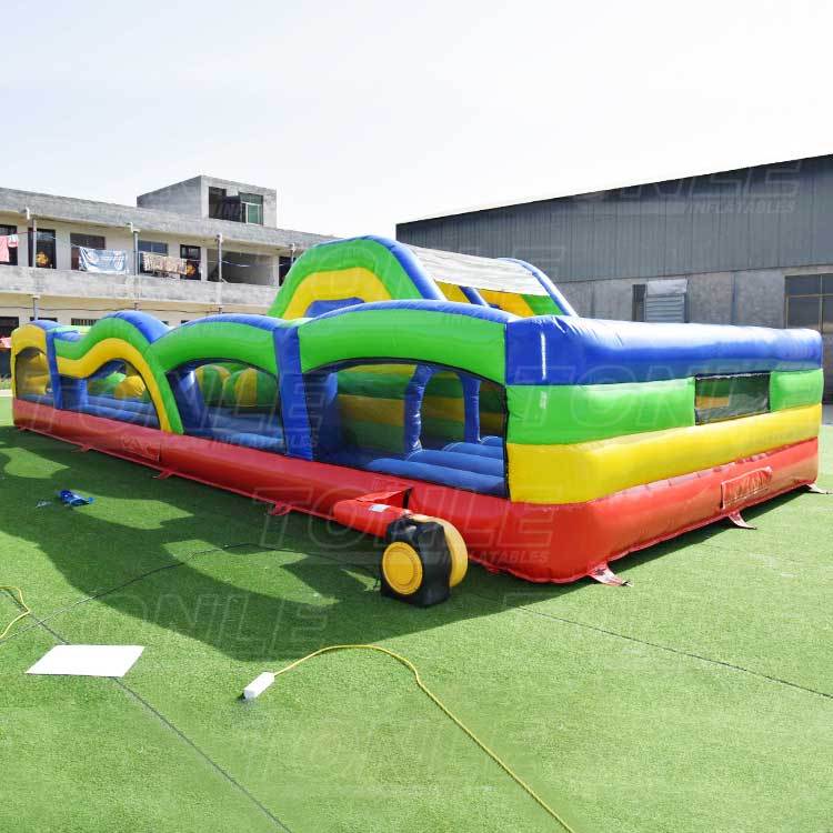 inflatable all in one obstacle course