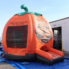 Giant halloween inflatable pumpkin bouncer jumper moonwalk jumping castle bounce house for sale