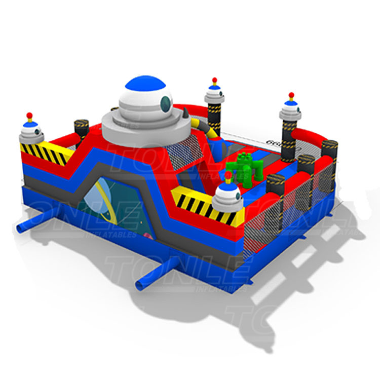 Planet theme inflatable bouncer amusement park