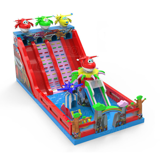 Children's airplane inflatable playground for sale