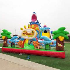 Customized underwater world inflatable playground for sale