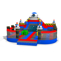 Planet theme inflatable bouncer amusement park