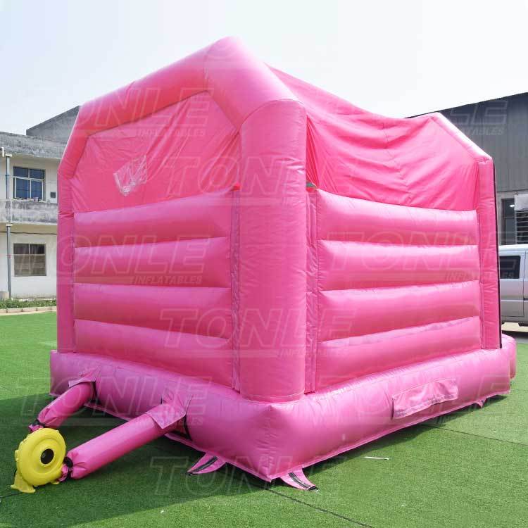 Wholesale cheap inflatable wedding pink bouncy castle
