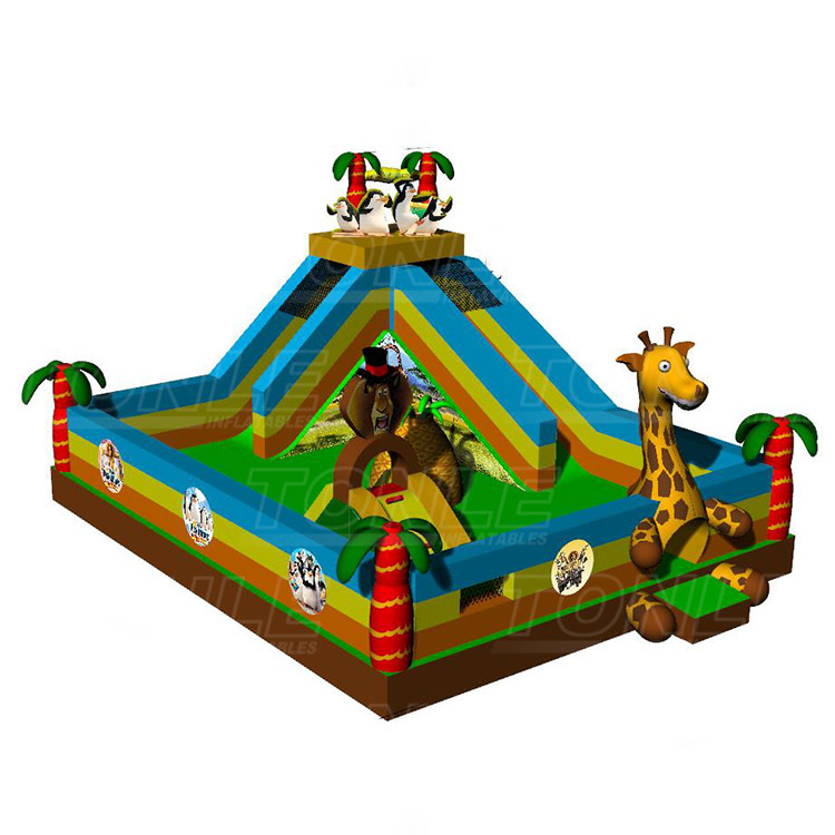 Children's small animal inflatable playground