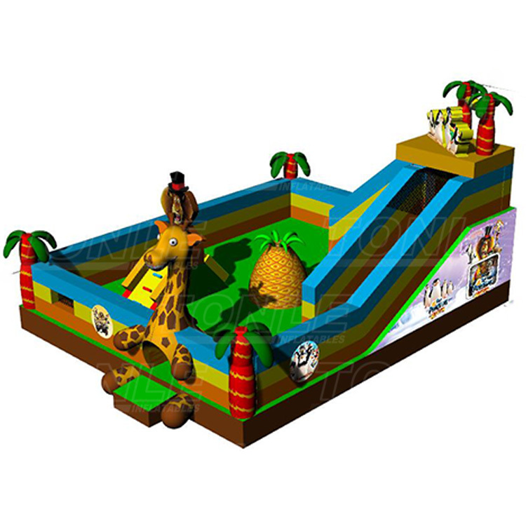 Children's small animal inflatable playground