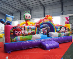 mini new design custom outdoor inflatable kids playground jumper castle moonwalk