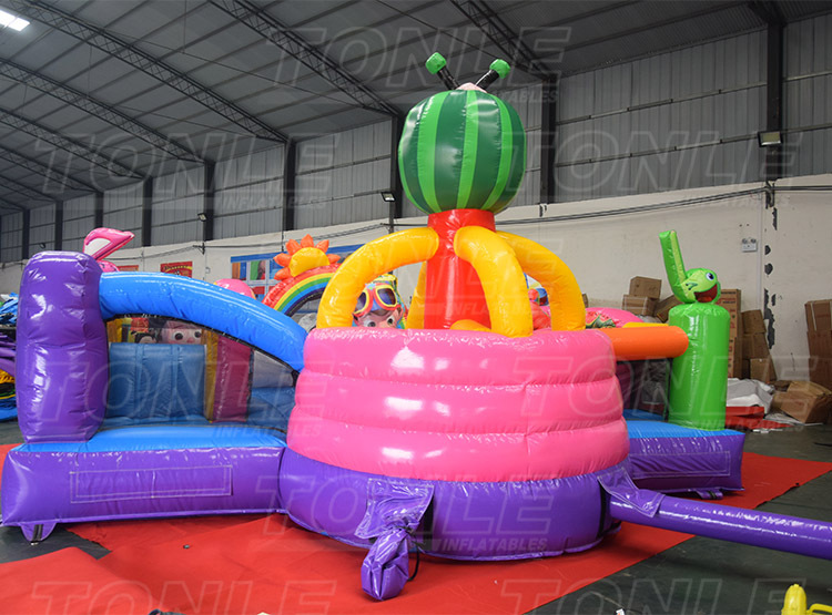 mini new design custom outdoor inflatable kids playground jumper castle moonwalk