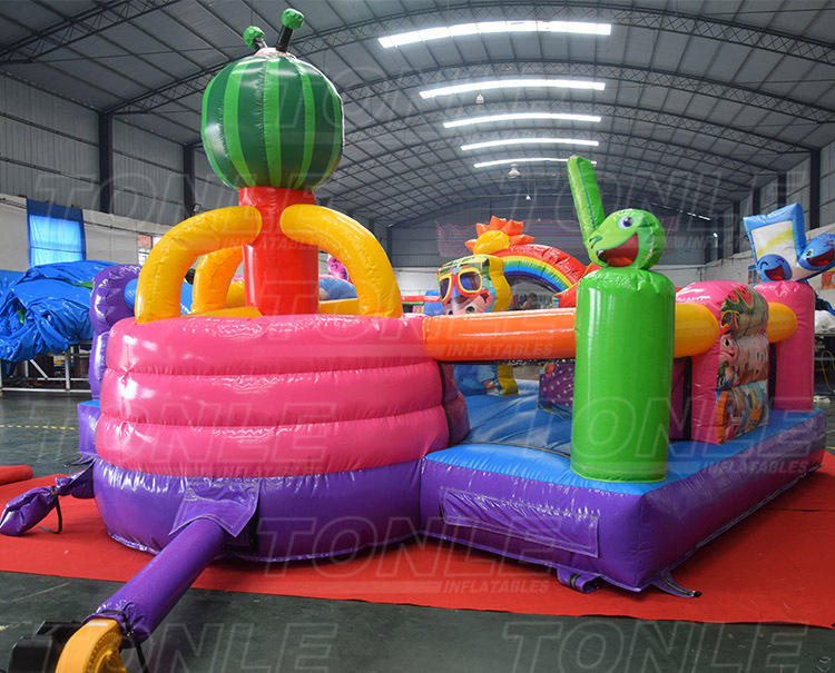mini new design custom outdoor inflatable kids playground jumper castle moonwalk
