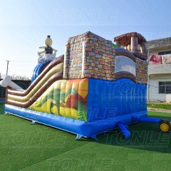 Forest theme children's inflatable playground for sale