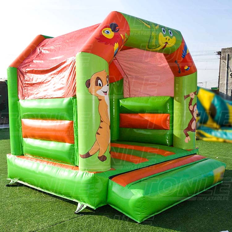 Animal themed lion inflatable castle bounse house for sale