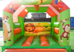 Animal themed lion inflatable castle bounse house for sale