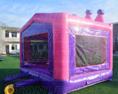 custom inflatable pink princess crown bounce house jumping castle
