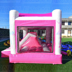 New designed ballet dance theme inflatable bounce house bouncy castle children's dry slide combo