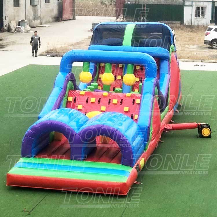 Commercial grade adult children inflatable obstacle course for sale