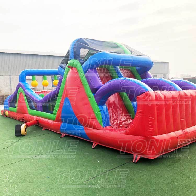 Commercial grade adult children inflatable obstacle course for sale