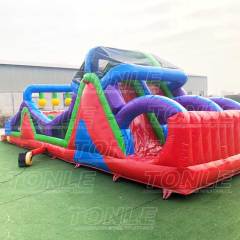 Commercial grade adult children inflatable obstacle course for sale