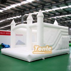 Custom Wedding Party White Bouncy Castle Inflatable Bounce House