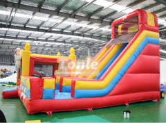 red unicorn bouncy castle inflatable bouncer slide combo for sale