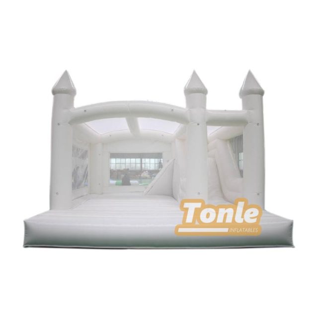 Custom Wedding Party White Bouncy Castle Inflatable Bounce House