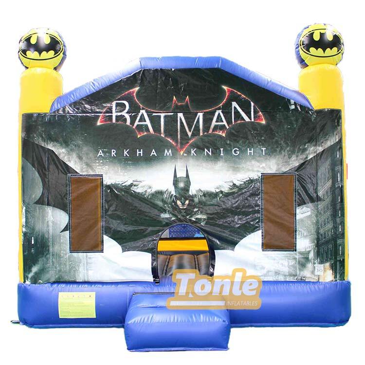 Batman themed children's inflatable bounce house jumping castle