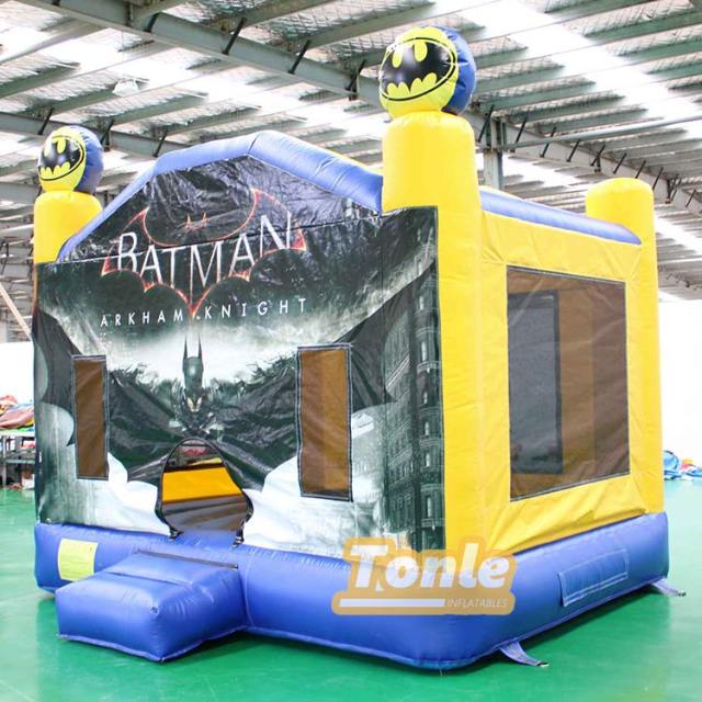 Batman themed children's inflatable bounce house jumping castle