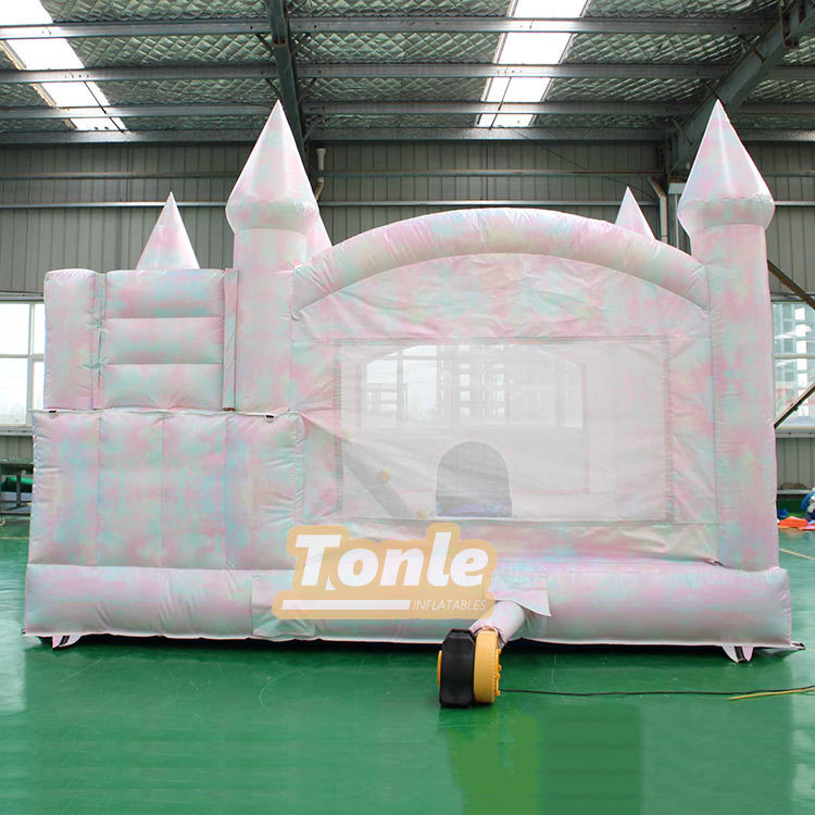 colorful inflatable bounce house slide combo for sale