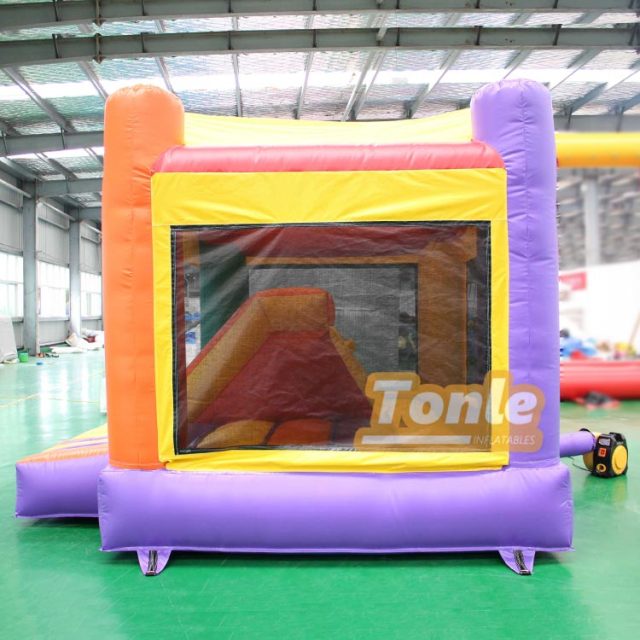 cheap bouncy house commercial inflatable bouncer with slide for sale