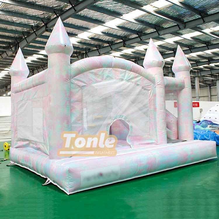 colorful inflatable bounce house slide combo for sale