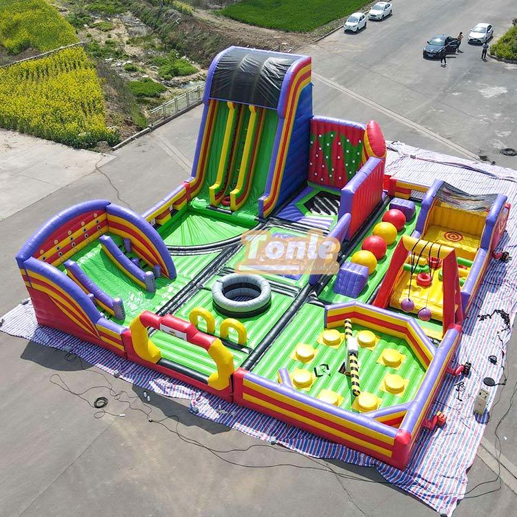 Customized new inflatable playground, climbing game park