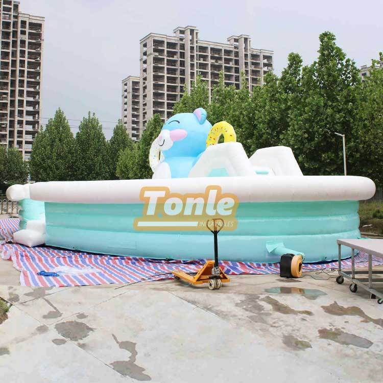 Bear Cereal Bowl Inflatable Amusement Park