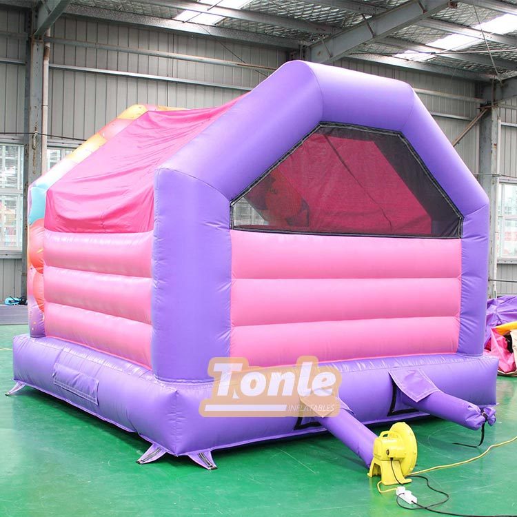 Balloon themed inflatable jumping castle