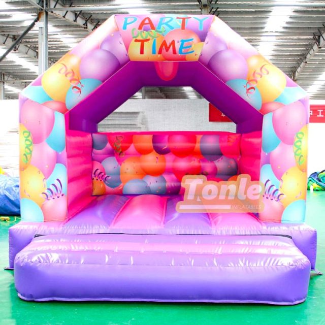 Balloon themed inflatable jumping castle