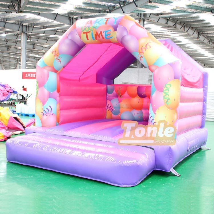 Balloon themed inflatable jumping castle