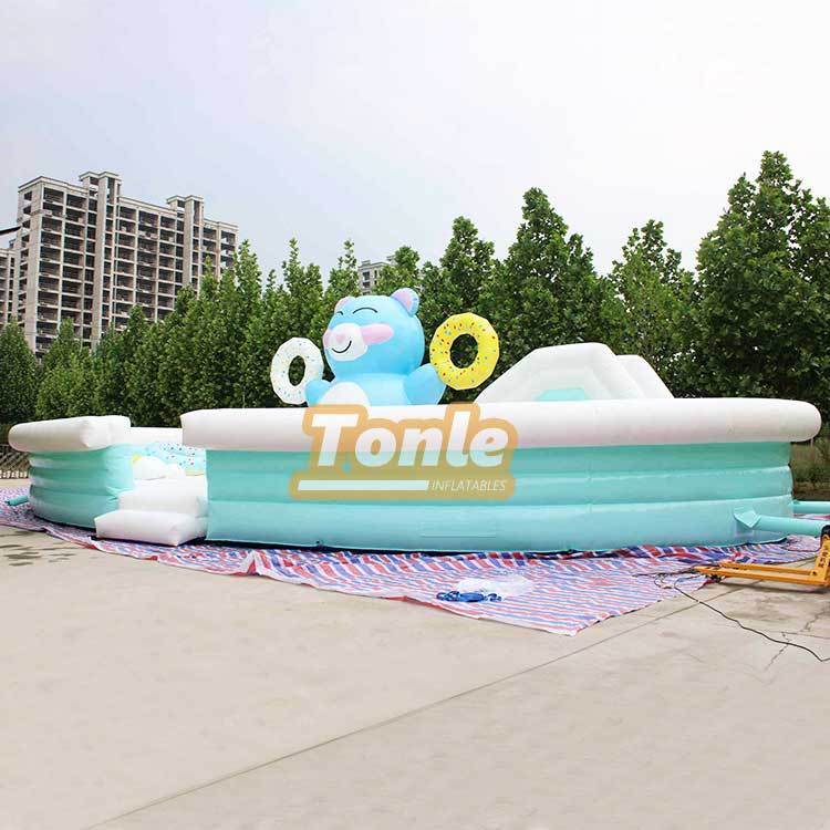 Bear Cereal Bowl Inflatable Amusement Park