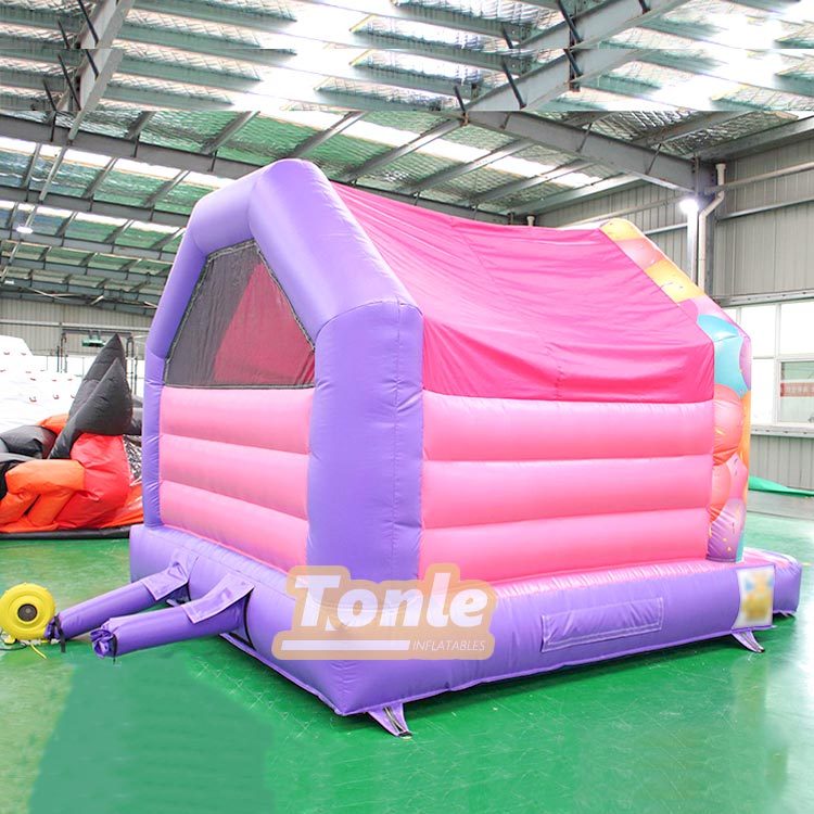 Balloon themed inflatable jumping castle