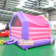 Balloon themed inflatable jumping castle